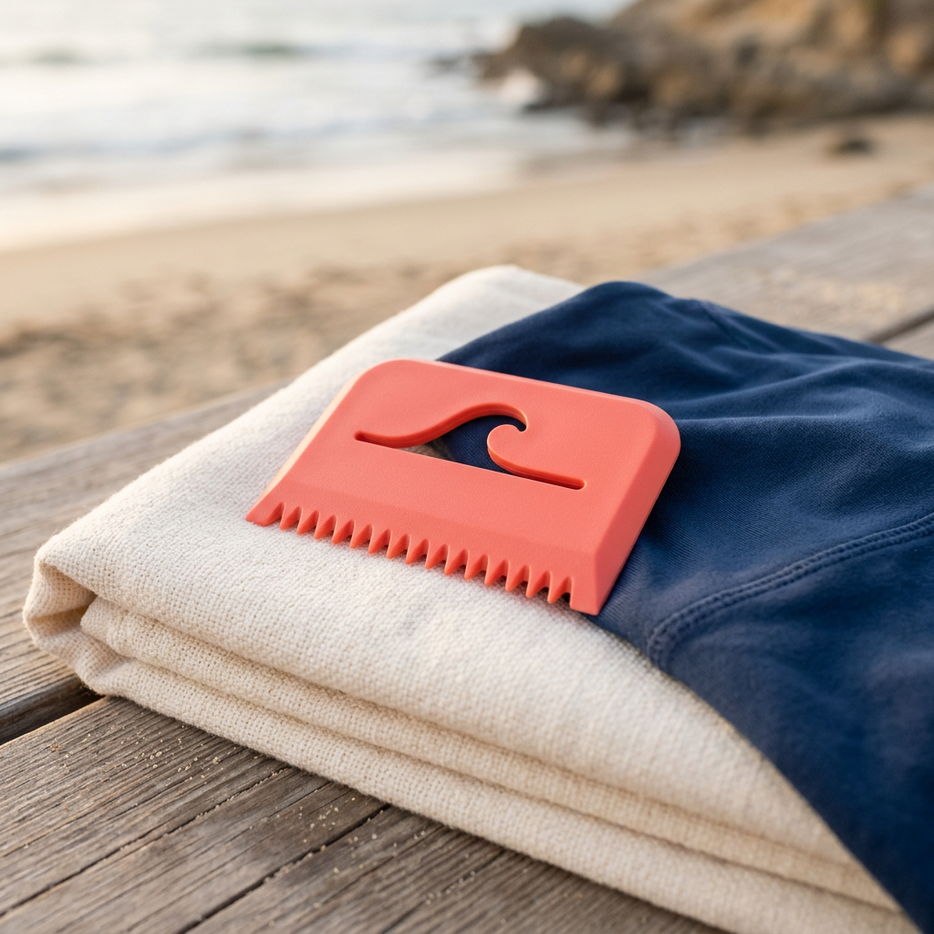 Zuma Surf Wax Comb — Coral