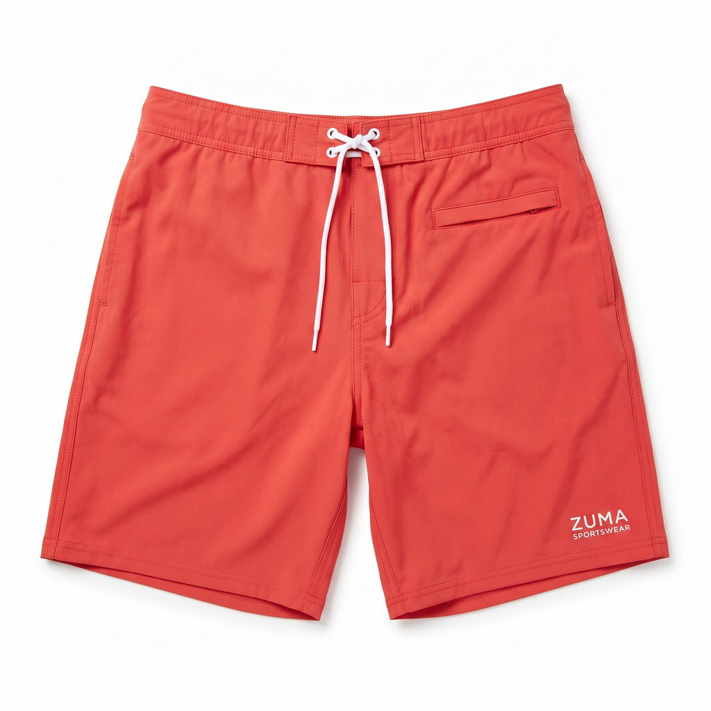 Zuma Board Shorts — Sunset Red