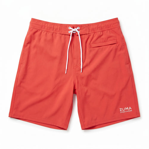 Zuma Board Shorts — Sunset Red