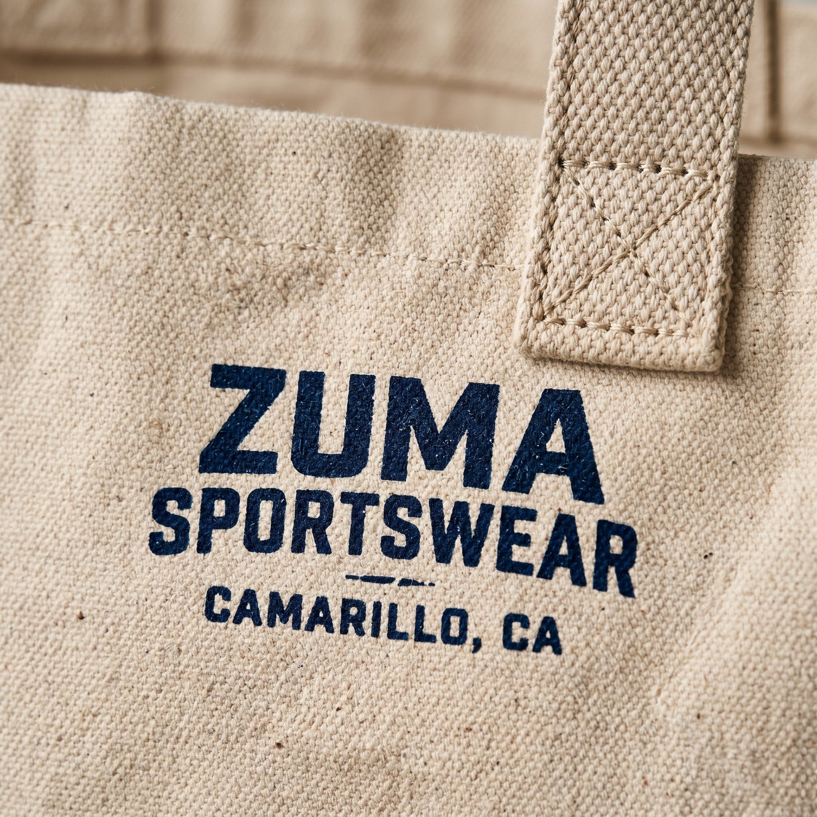Zuma Canvas Tote — Sand