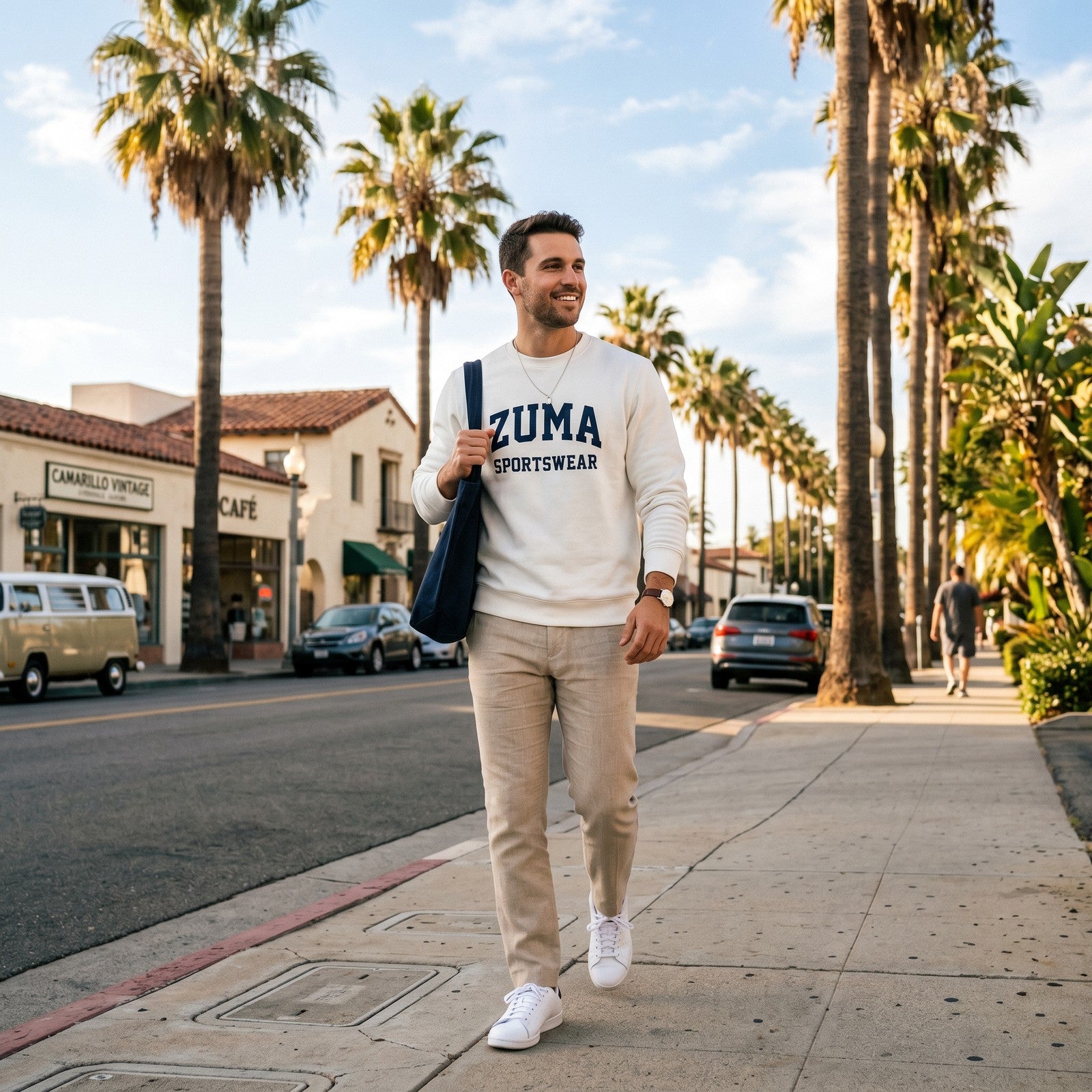 Zuma Crewneck Sweatshirt — Foam