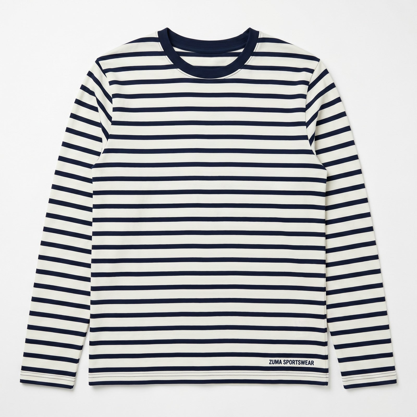 Zuma Stripe Long Sleeve — Foam/Navy
