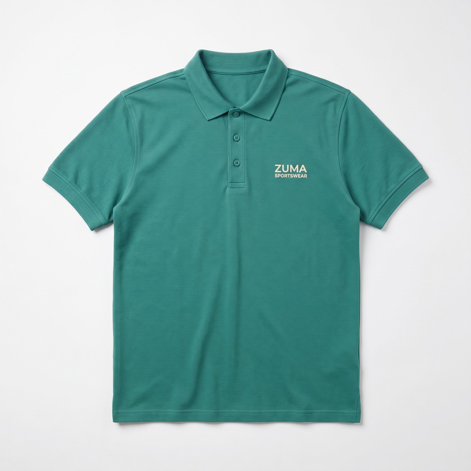 Zuma Cotton Polo — Reef