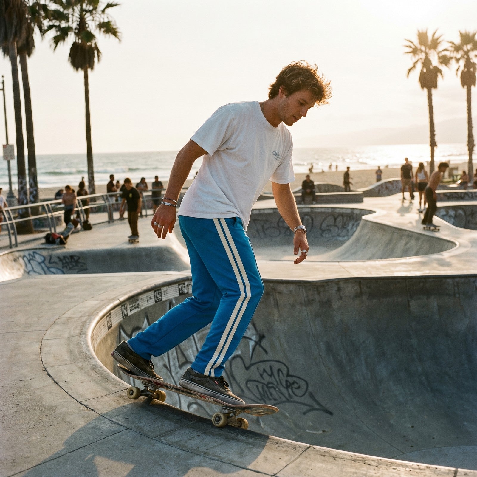 Zuma Track Pants — Ocean