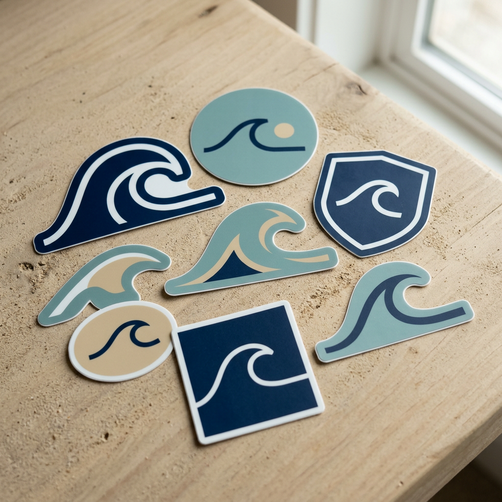 Zuma Wave Sticker Pack — Coastal Mix product image 2